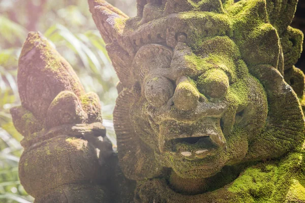 Statua Gigante Roccia Stile Tradizionale Balinese Decorativa Popolare Molti Templi — Foto Stock