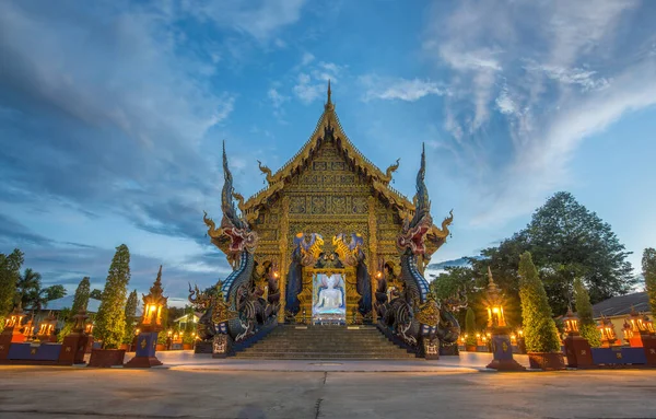 Kék Templom Chiang Rai Ban Más Néven Wat Rong Sue — Stock Fotó