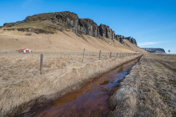 Die Wunderschöne Landschaft Islands Island Ist Ein Land Der Scharfen — Stockfoto