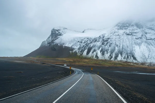 Gyönyörű Táj Mentén Utazás Izlandon Izland Éles Ellentétek Országa Ahol — Stock Fotó