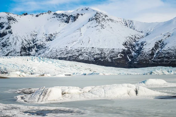 Led Plovoucí Laguně Národního Parku Skaftafell Jižním Islandu Jižním Okraji — Stock fotografie