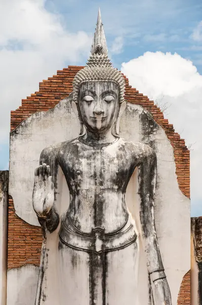 タイのフィッツタヌルク州の放棄されたワタンハン トンに位置する立仏 ロイヤリティフリーのストック画像
