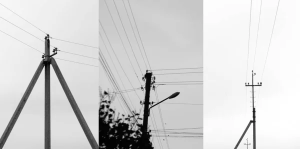 Elektrik Kesintisi Elektrik Şebekesi Aşırı Yüklendi Bilinç Kaybı Konsepti Dünya — Stok fotoğraf