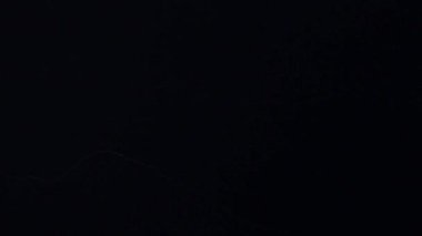 Gece Yıldırım Atışının Aşırı Yakın Çekimi. Kara Gök. Yıldırımın Bilimsel Görünümü. Kara Gök 'e Karşı Aşırı Yakın Atış.