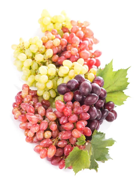 Grapes Bunch Isolated White — Foto Stock