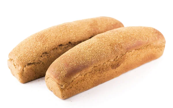 Tasty Rye Bread Isolated White Background — Stock Photo, Image