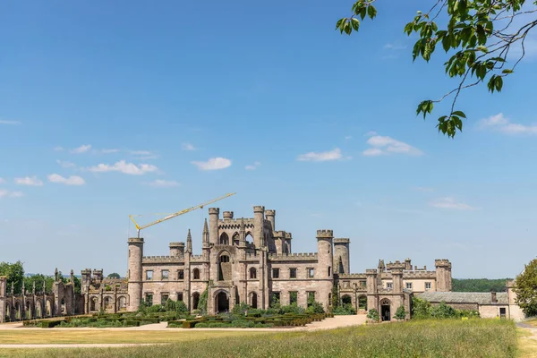 Ruínas Castelo Lowther Seus Jardins Distrito Lago Inglês Destino Turístico — Fotografia de Stock