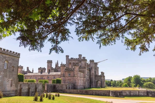 Ruínas Castelo Lowther Seus Jardins Distrito Lago Inglês Destino Turístico — Fotografia de Stock