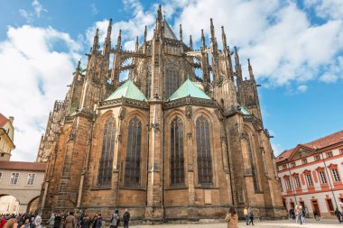 St. Vitus Cathedral in Prague Castle, the largest and the most important temple in Prague.