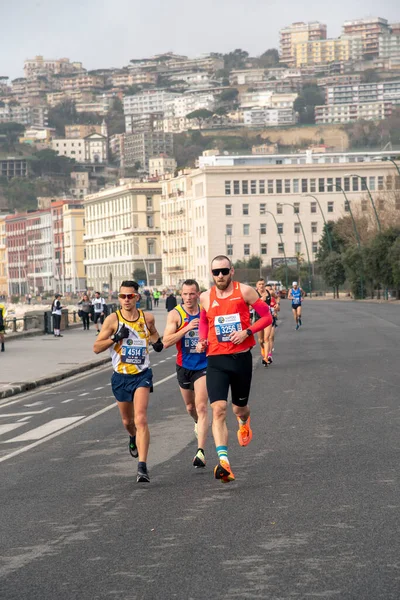 Nápoles Meia Maratona Fevereiro 2023 Itália — Fotografia de Stock