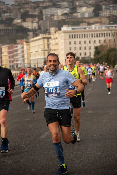 Nápoles Meia Maratona Fevereiro 2023 Itália — Fotografia de Stock