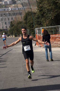 21 km MArathon Campi Flegrei 8. baskı, Napoli 12 Mart 2023 İtalya