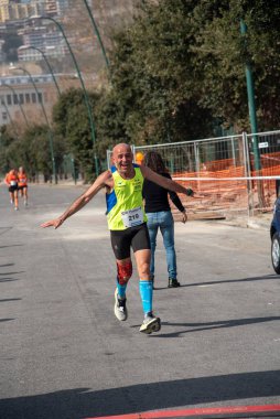 21 km MArathon Campi Flegrei 8. baskı, Napoli 12 Mart 2023 İtalya