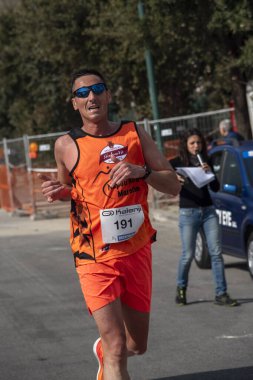 21 km MArathon Campi Flegrei 8. baskı, Napoli 12 Mart 2023 İtalya