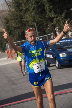 21 km MArathon Campi Flegrei 8. baskı, Napoli 12 Mart 2023 İtalya