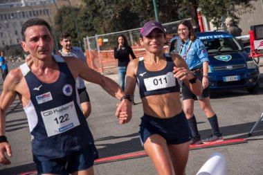 21 km MArathon Campi Flegrei 8. baskı, Napoli 12 Mart 2023 İtalya