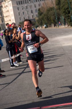 21 km MArathon Campi Flegrei 8. baskı, Napoli 12 Mart 2023 İtalya