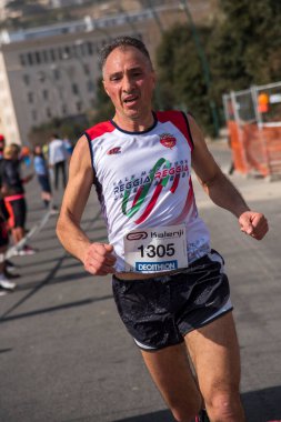 21 km MArathon Campi Flegrei 8. baskı, Napoli 12 Mart 2023 İtalya