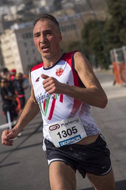 21 km MArathon Campi Flegrei 8. baskı, Napoli 12 Mart 2023 İtalya