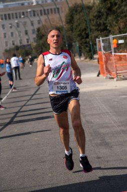 21 km MArathon Campi Flegrei 8. baskı, Napoli 12 Mart 2023 İtalya