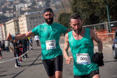 21 km MArathon Campi Flegrei 8. baskı, Napoli 12 Mart 2023 İtalya