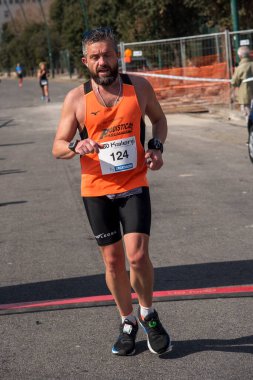 21 km MArathon Campi Flegrei 8. baskı, Napoli 12 Mart 2023 İtalya