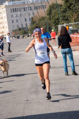 21 km MArathon Campi Flegrei 8. baskı, Napoli 12 Mart 2023 İtalya