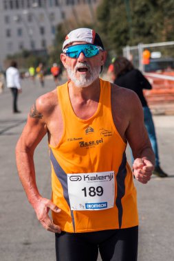 21 km MArathon Campi Flegrei 8. baskı, Napoli 12 Mart 2023 İtalya