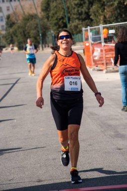 21 km MArathon Campi Flegrei 8. baskı, Napoli 12 Mart 2023 İtalya