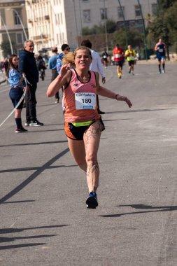 21 km MArathon Campi Flegrei 8. baskı, Napoli 12 Mart 2023 İtalya
