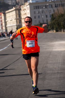 21 km MArathon Campi Flegrei 8. baskı, Napoli 12 Mart 2023 İtalya