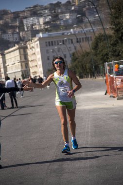 21 km MArathon Campi Flegrei 8. baskı, Napoli 12 Mart 2023 İtalya