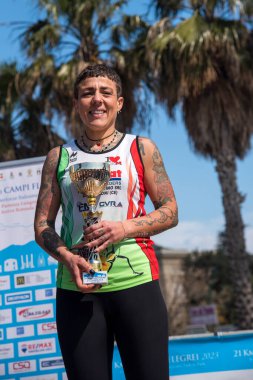 21 km MArathon Campi Flegrei 8. baskı, Napoli 12 Mart 2023 İtalya