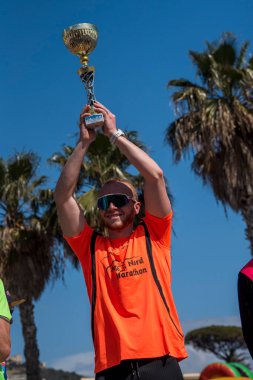 21 km MArathon Campi Flegrei 8. baskı, Napoli 12 Mart 2023 İtalya