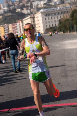 21 km MArathon Campi Flegrei 8. baskı, Napoli 12 Mart 2023 İtalya