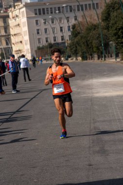 21 km MArathon Campi Flegrei 8. baskı, Napoli 12 Mart 2023 İtalya