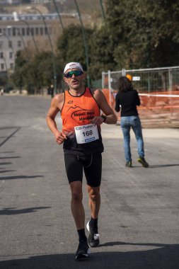 21 km MArathon Campi Flegrei 8. baskı, Napoli 12 Mart 2023 İtalya