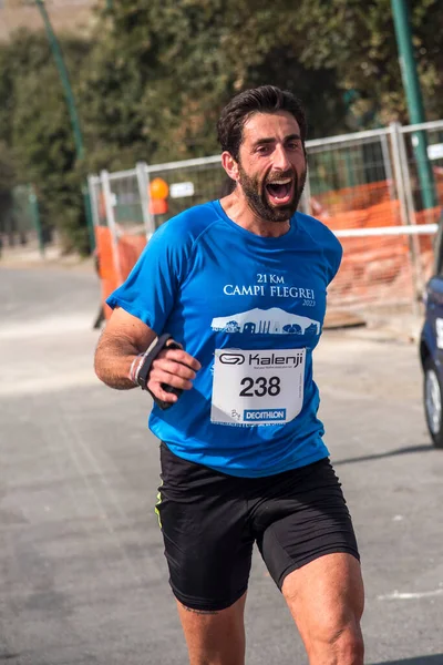 21 km MArathon Campi Flegrei 8. baskı, Napoli 12 Mart 2023 İtalya