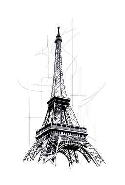 Eyfel Kulesi paris şehir sevginin sembolü