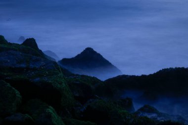 Sri Lanka 'daki Hint Okyanusu' nun uzun pozlama sahnesi