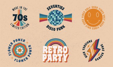 Groov Biçim sembollerinin vektör çizimi.