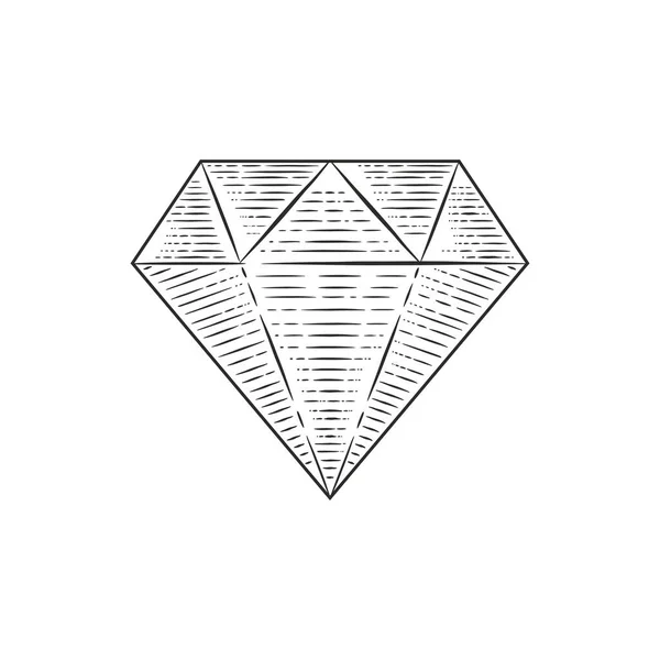 Oymalı Elmas Eski Model Logo Şablonu Mücevher Mücevher Oyma Tarzı Vektör Grafikler
