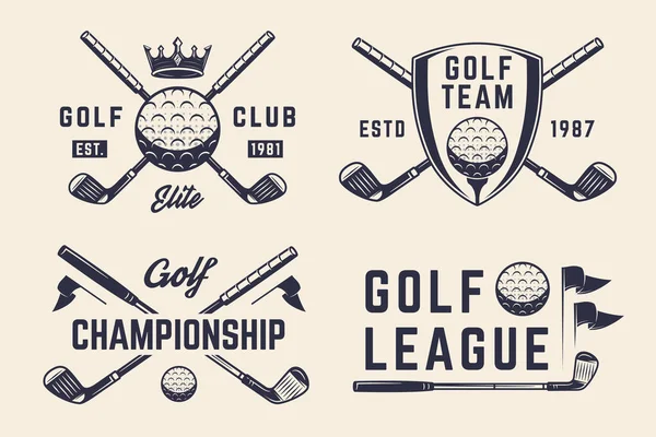 Golf logo templates Stockvektorer, royaltyfria Golf logo templates  illustrationer | Depositphotos