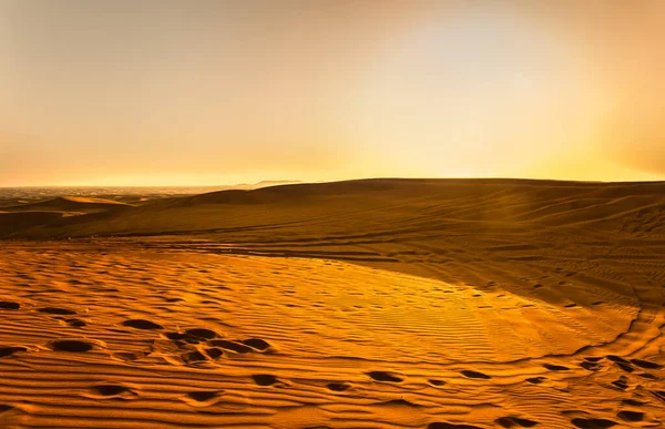 Dubai Woestijn Safari Duinen Uitzicht — Stockfoto