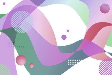 dfferent şekilli ögelerle soyut arkaplan