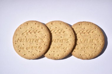 Antalya Türkiye 18 Haziran 2025: yuvarlak Mcvities kurabiyeleri
