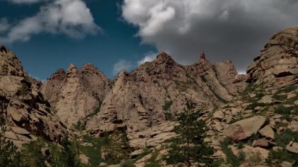 Kazakhstan Aulietau Mountains Great Time Lapse View — Video Stock