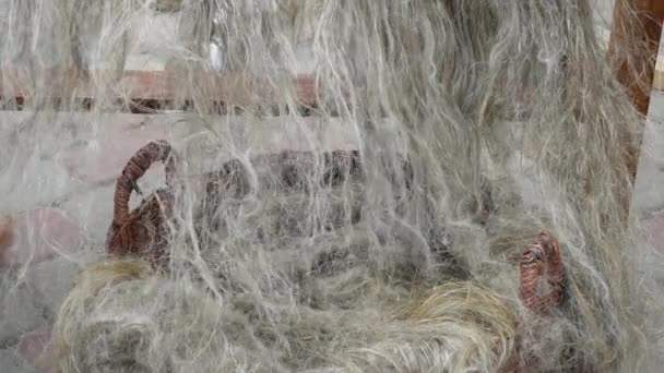 Linen Fiber Used Paper Industry Manufacture Linen Fabrics — Video