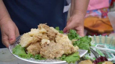 A dish of Belarusian national cuisine made from potatoes.