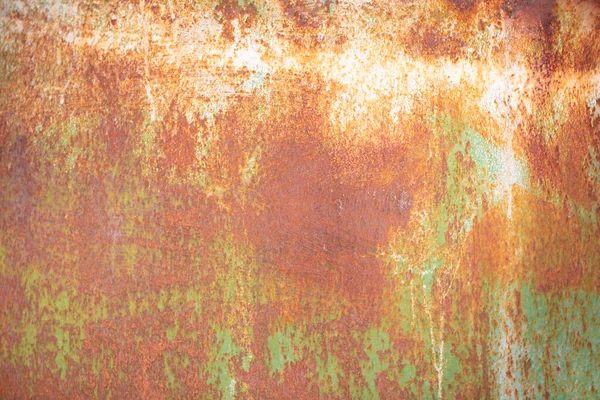 Metallische Alterung Textur Einer Rostigen Metalloberfläche — Stockfoto